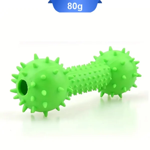 اسباب بازی دندانی خاردار سگ زنگوله دار مدل دمبل