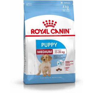 غذای خشک سگ رویال کنین توله مدل medium puppy وزن 4 کیلوگرم( royal canin medium puppy)