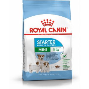 غذای خشک سگ استارتر زیر دو ماه و مادر باردار برند رویال کنین 4 کیلوگرم ( royal canin mini starter mother and baby)