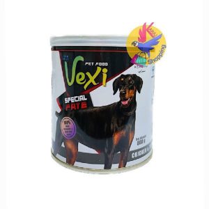قیمت و خرید کنسرو سگ وکسی با طعم گوشت مرغ و سیرابی 800گرمی(VEXI)