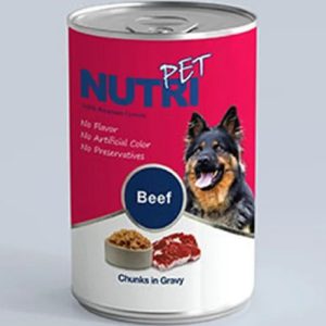 کنسرو چانک گوشت قرمز ( بیف) مخصوص سگ