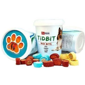 قیمت و خرید تشویقی های 150 گرمی مخصوص سگ (طعم بندی مختلف) تیدبیت TiDBiT